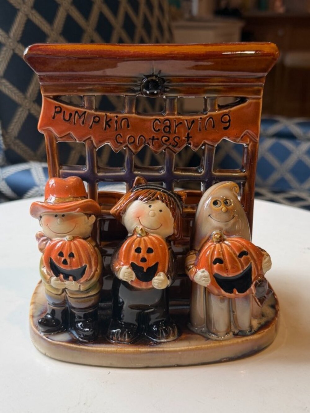 Yankee Candle 1127905 TL/H Halloween Kids Pumpkin Carving Contest Double Votive